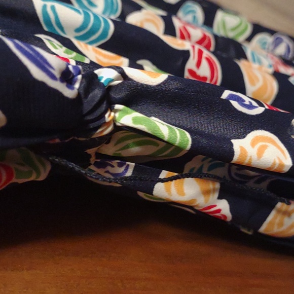 Vintage Liz Roberts 1970s maxi dress MCM modest pleated conservative candy balls - Picture 16 of 16